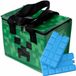Puckator Kleine lunch koeltas met 2x koelelement - Minecraft print - 4,4 liter