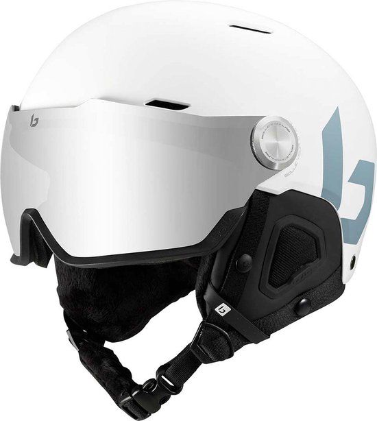 Bollé Backline Visor Skihelm - Unisex - Wit - 59-62 cm