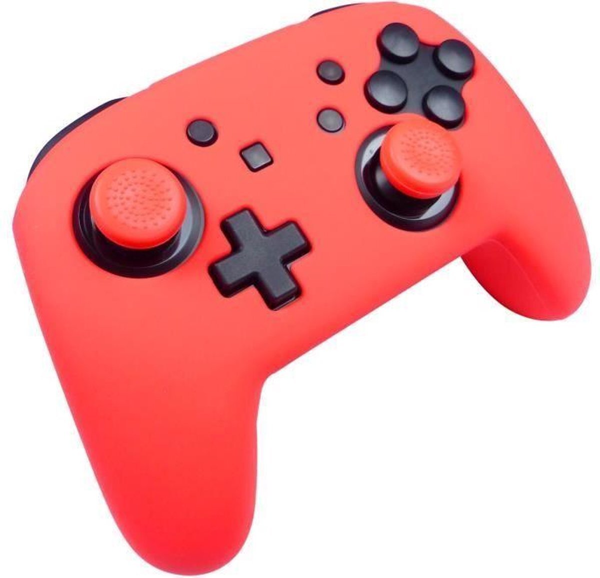 Subsonic Neon rode siliconen beschermer + subsonische caps voor Nintendo Switch Pro Controller