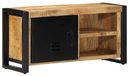 Meuble TV 80x30x40 cm manguier brut massif