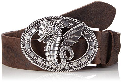 MGM Unisex Sea Horse riem - Bruin (90 cm)
