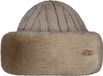 Barts Fur Cable Muts - Unisex Mutsen - Bruin
