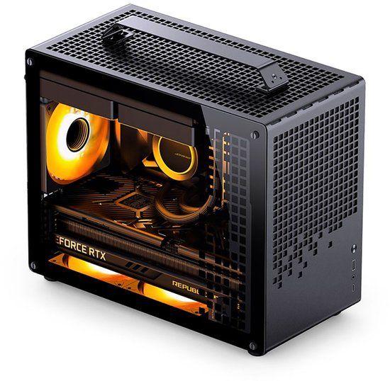 Jonsbo Z20 Black Mini Tower PC Case - Black