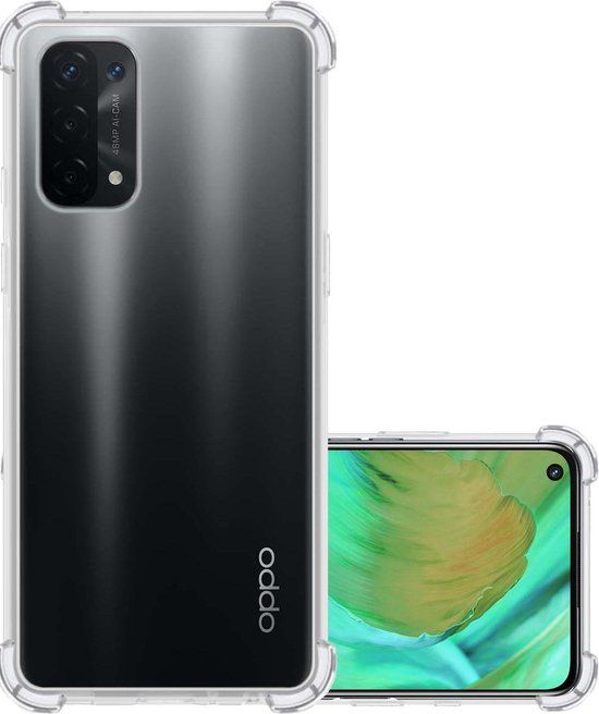 NoXx Hoesje voor OPPO A54 5G - Siliconen Back Cover - Transparant