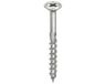 HECO TOPIX-Plus vis de tête plate en inox à filetage partiel PZD 3 (100 pièces) 6x100mm