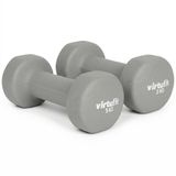 VirtuFit Vinyl Dumbbell Pro - 3 kg - Rood