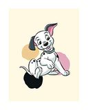 Disney Komar Disney muurschildering van Komar | 101 Dalmatiërs Dots | kinderkamer, babykamer, decoratie, kunstdruk | grootte 40x50cm (breedte x hoogte) | zonder lijst | WB005-40x50