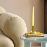 NOUS Living Hester kandelaar 8,5x7,5 cm - groen/lichtgroen