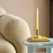 NOUS Living Hester kandelaar 8,5x7,5 cm - groen/lichtgroen