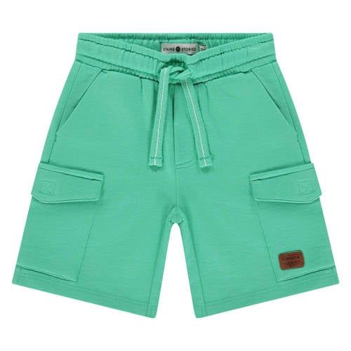 Stains&Stories sweatshort groen