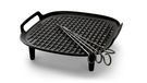 Philips Airfryer Grill Bottom & Skewers - Black - Metal - Compatible with NA110, NA120, NA210, NA211, NA320, NA321, NA322, HD9100, HD9200, HD9243, HD9244, HD9252, HD9255, HD9741, HD9742, HD9743, HD9745, HD9749