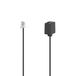Hama 00201110 telefoonkabel 6 m Zwart