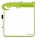 Droogdoekje INTERDRUK S.A. Droogdoekje Whiteboard met Zwarte Marker - A4 - voor Kinderen - 28 x 30 cm - Grappige Vorm - Crocodile