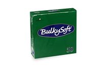 Bulky Soft BS-32750 servetten 1/4 vouw, 2-laags, 33 cm x 33 cm, groen (pak van 50)