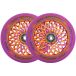 Root Roues Trottinette Freestyle Lotus Pack de 2 (110mm - Violet/Orange Brûlé)