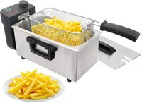 Tomado TDF3000S - Frituurpan - 3 liter - Koude zone - 2000W - RVS