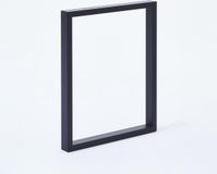 vntr Set U tafelpoten meubelpoten (2 stuks) Mat zwart 88 cm x 59 cm