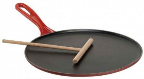 Le Creuset Pannenkoekenpan / Crepepan Tradition - Kersenrood - ø 27 cm