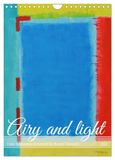 Airy Calvendo Airy and light color harmonies (Wall Calendar 2027 DIN A4 portrait)
