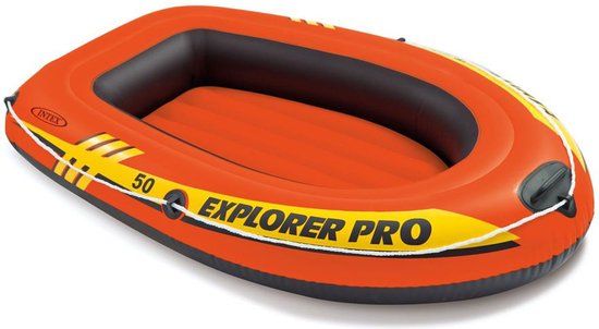 Intex Explorer Pro 50 - Opblaasbare Boot - Oranje - 137 x 85 x 23 cm
