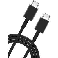 Phonillico® USB-C USB-C-kabel 1 m voor Samsung Galaxy TAB S8/TAB S8 ULTRA/TAB S8 PLUS/TAB S7/TAB S7 FE/TAB S7 PLUS