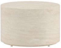 Hioshop Lissabon tuintafel salontafel Ø60cm beige