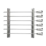 Markus Aujalay Set de brochettes 8 pièces 16x37 cm Argent