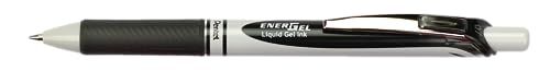 Pentel EnerGel Eco BL77E Gelpen met drukmechanisme, zwart (12 stuks)