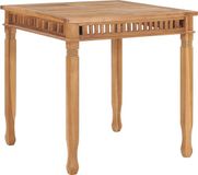 vidaXL Tuintafel 80x80x80 cm Massief Teakhout Bruin Vierkant