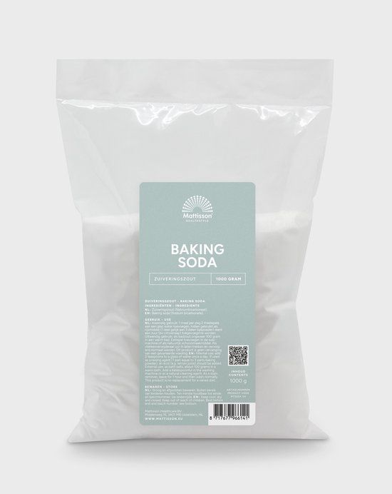 Mattisson Baking Soda - Zuiveringszout Natriumbicarbonaat - 1 kg