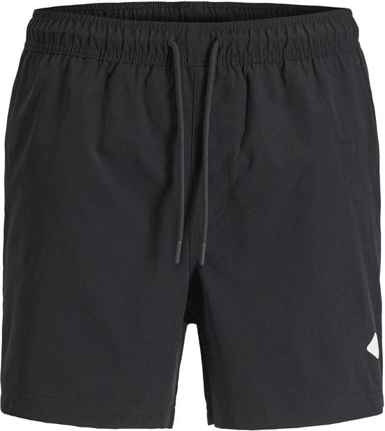 Jack & Jones Maui Tropic Solid Zwemshort Jongens - Zwart - Maat 176