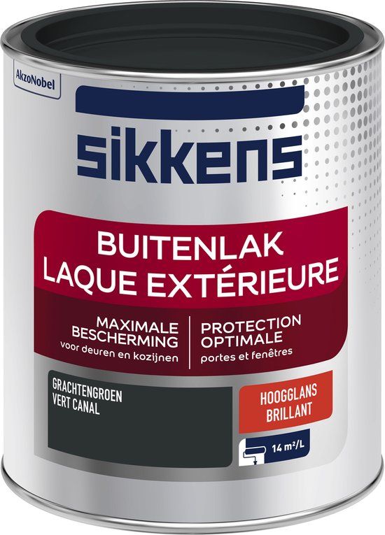 Sikkens BUITENLAK HOOGGLANS GRACHTENGROEN 0