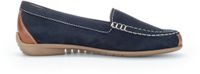 Gabor art. 84.260 16 instapper blauw cognac leer nubuck dames