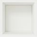 vidaXL Plantenbak met led 2 st wit 50 x 50 x 48 cm staal