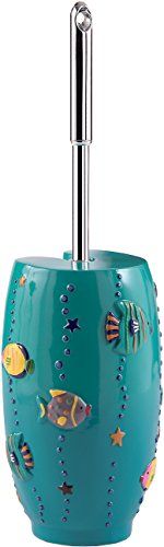 Gedy Dori WC-borstel - Turkoois - 7,7 x 10,7 x 37,5 cm