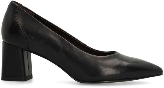 No Stress - Dames - Zwarte leren pumps - Maat 42