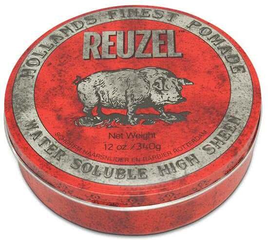 Reuzel Hf Pomade Water Soluble High Sheen - Red 340 gr Pomade van Schorem Barbiers