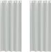 vidaXL Gordijnen voile met doorvoertules 2 st 140x245 cm lichtgrijs
