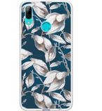 Bigben Connected, Hoesje geschikt voor Huawei P Smart 2019 - Hardcase Melancholia Patroon, Wit