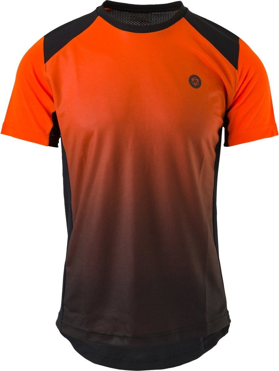 AGU Fietsshirt Mtb Heren Fietsshirt - Maat S - Oranje