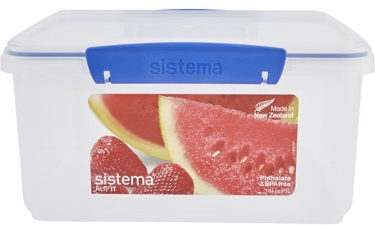 Sistema Klip it Voorraaddoos - Rechthoekig - 3 Liter