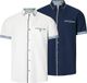 Babista Chemise Homme, Lot De 2 - 49/50 - Bleu Foncé - Grande Taille
