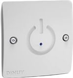 Dinuy bedieningsplaat pulsatemp oppervlak tactil 2 draden wit