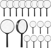 Set de 10 loupes pour enfants, loupe de détective, grossissement 5x