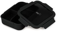 BerlingerHaus Lunchbox portable avec compartiments, 1,3 l, Matte Black Collection