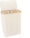 KROMS Wasmand 3 vakken - Beige - 160L - Bamboe