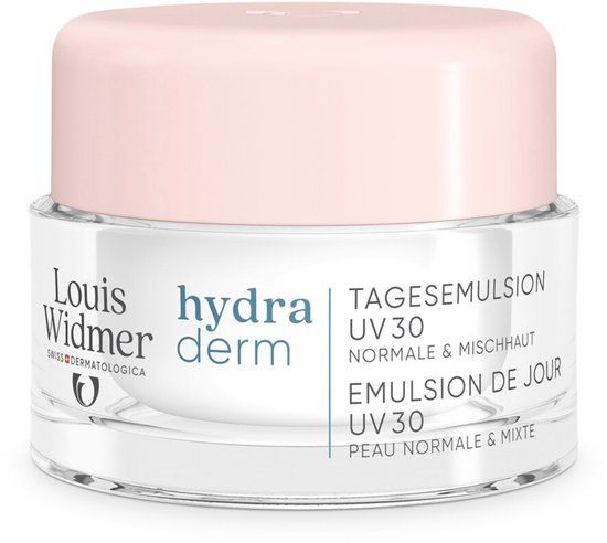 Louis Widmer Hydraderm Zonder Parfum Dagemulsie UV SPF30 - 50 ml