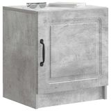 vidaXL Nachtkastje 2 st Betongrijs 43 x 34,5 x 47 cm Bewerkt hout