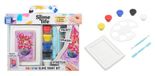 Slime Life Arts & Crafts - Rainbow Slijm-verfset, DIY-kunstset | Rainbow Slime-verf, 5 kleuren, canvas, dubbelzijdig penseel, boetseergereedschap, palet, verf, boetseer of kneed, voor 8+