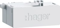 Hager RJ45-Bus in Patch/Patch 180° voor WAN-/LAN-toepassing, IP20, CAT 6A